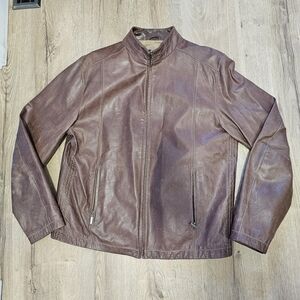 Danier Men's Brown Leather Jacket